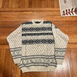 Vintage aop‎ patterned sweater